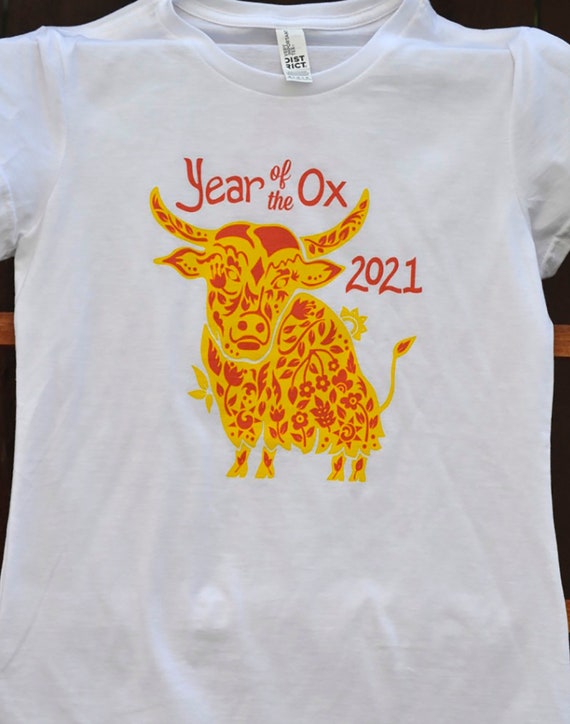 Women's Year of the Ox T-shirt | Etsy