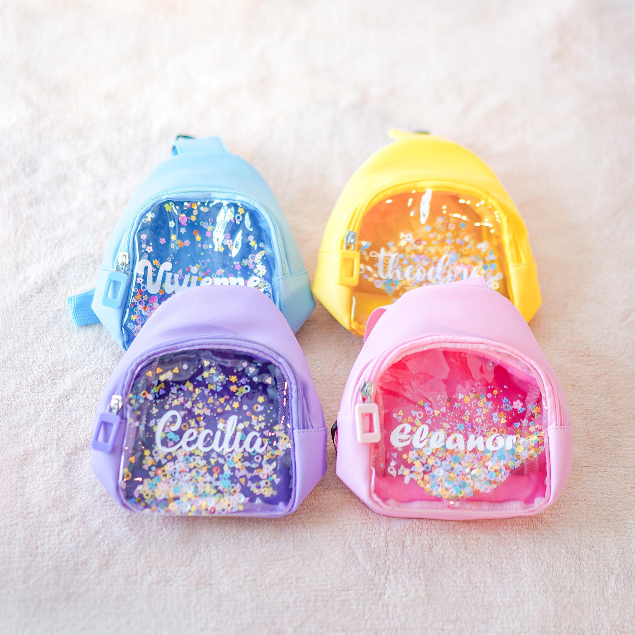 Cosmetic Bag Liquid Glitter Purse ElectricBubblegum, image size:2048x2048