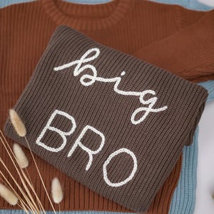 Passende Sibling Pullover Set, Big Lil Brother Schwester, Familie Passende Pullover, Sibling Foto Outfit, Urlaub Geschwister Set