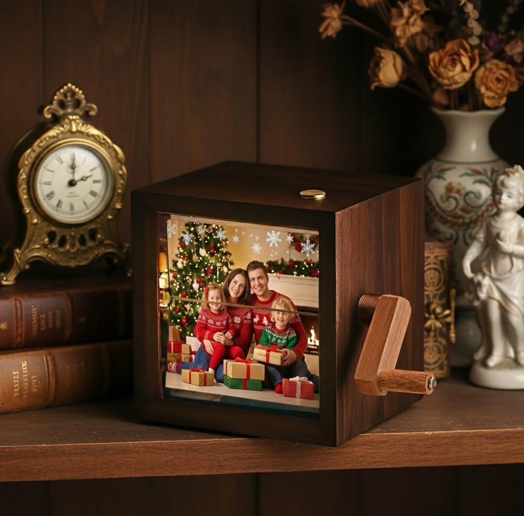 Picturebox Ideas Personalized Holiday Family Photo Flipbook Frame, Custom Lighted ...