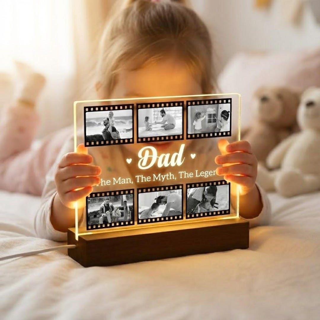 レーザー彫刻 アクリルプレート LED 光る | DAD 名入れ SMART 