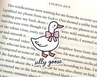 Silly Goose Sticker | Sticker | Gift for Readers | Bookish