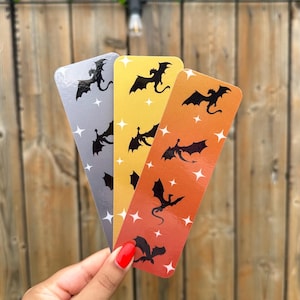 Fourth Wing Bookmark Set | Cute Bookmark, Gift for Readers, Bookish Gift, Fantasy Reader
