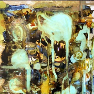 Abstract Alcohol Ink Painting