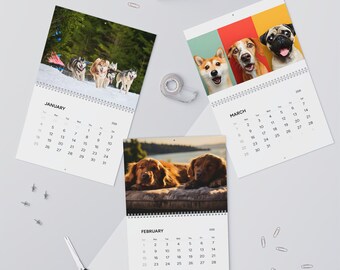 Brittanys 2026 Wall Calendar 12 Month | 12" X 24" Open | Thick & Sturdy