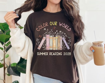 Summer Reading 2026 T-Shirt, Book Lover Gift, Teacher Bookworm Shirt