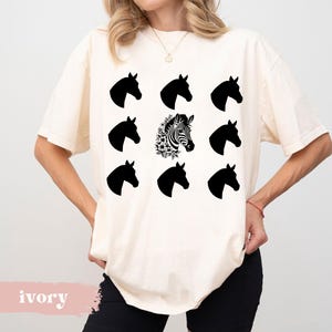 Rare Disease Awareness Shirt, Zebra and Horses Shirt, Zebra Ribbon Shirt, Rare Chronic Illness Family Support Tee, Awareness Gift, Rare Gift