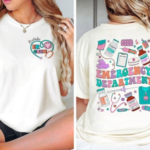 Camiseta de Urgencias, Camiseta de Enfermera de Urgencias, Camiseta de Enfermera de Urgencias, Regalo de Enfermera de Urgencias, Agradecimiento a Enfermeras, Regalo de Enfermera de Urgencias
