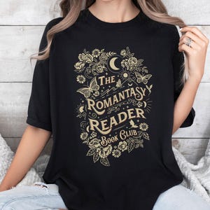 The Romantasy Reader Shirt, Dark Romance Tee, Book Club Shirt,  Fantasy Book Cover Shirt, Gift for Reader, Bookish Shirt, Book Lover Gift