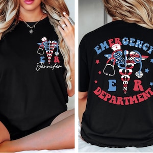 Custom ER Nurse Shirt, Emergency Department Shirt, Emergency Nurse Shirt, Emergency Medicine Nurse, Emergency Nurse Gift, Gift For Er Nurse