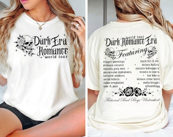 Dark Romance Book Club Shirt, Dark Romance Era World Tour Shirt, Book Lover Shirt, Gift For Readers Society,  Book Lover Gift