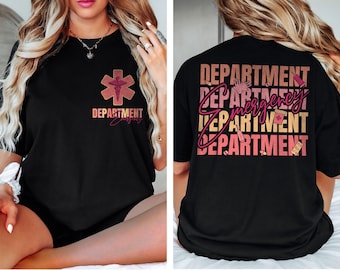 ED Nurse Shirt, Emergency Department Shirt, ER Nurse Shirt, Emergency Medicine Nurse, Emergency Nurse Gift, Emergency Room Shirt, RN Shirt