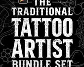 The Ultimate Traditional Tattoo Artist Procreate Bundle: 850+ Brushes(16 Sets)