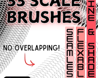 L'ensemble de pinceaux Procreate Scale - 33 pinceaux flexibles et sans couture !