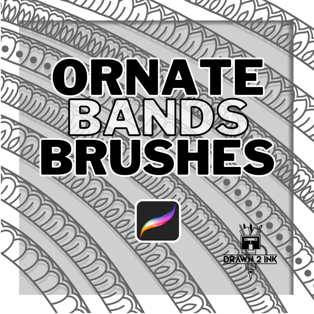 Seamless Ornate Bands for Procreate: 34 Repeating Patterns - Etsy