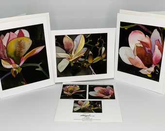 Pack of 3 cards (Magnolia I, II, III)