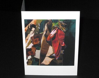 Flor de Platano Greeting Card