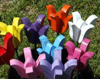 Tulips for outside home made decor