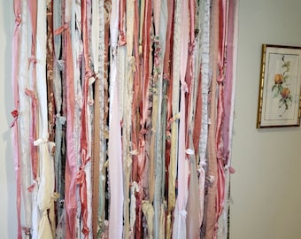 Sage & Gypsy Rose | Made-to-Order Custom Designed Boho - Shabby Chic Curtain