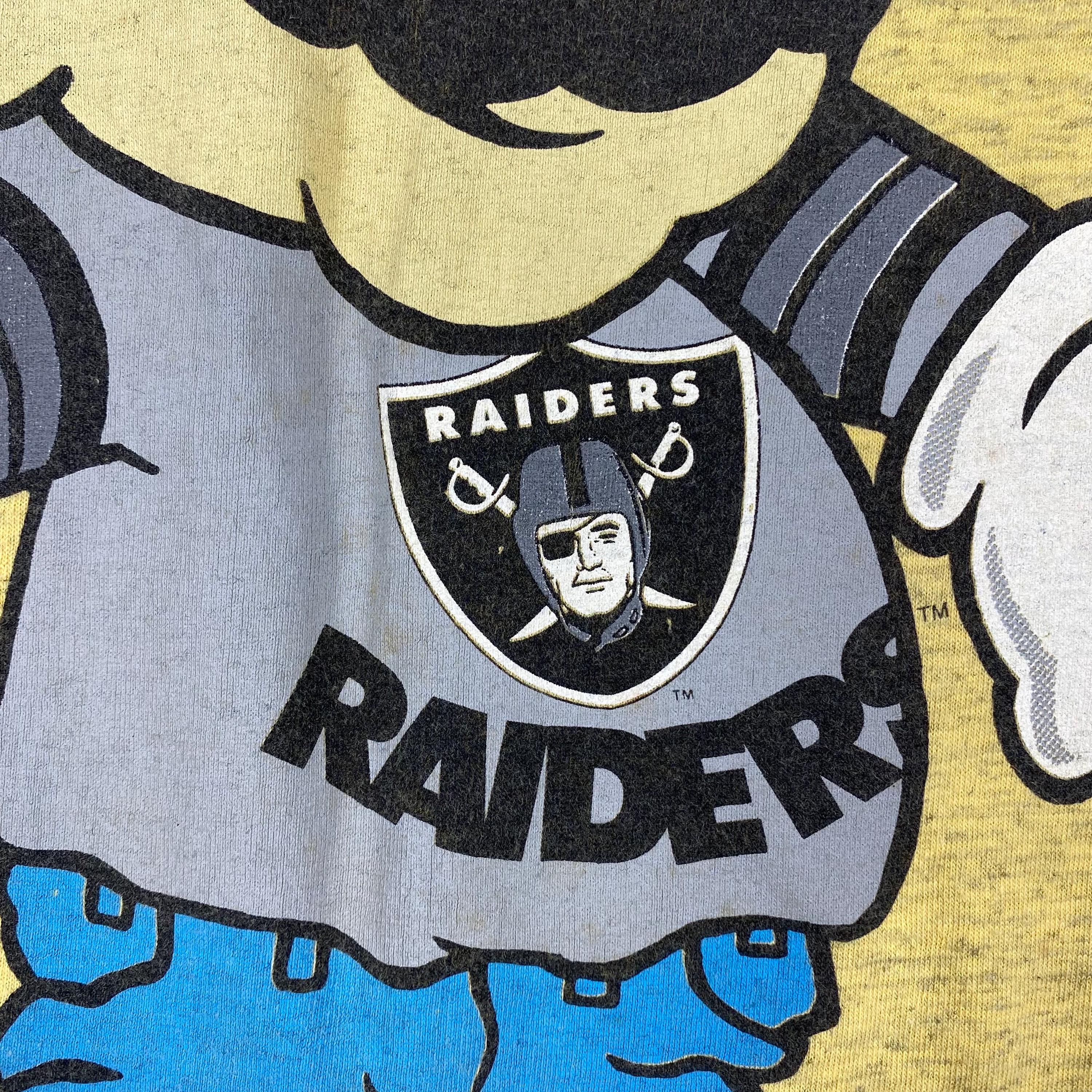 マリオ　任天堂　レイダース　アメフト　ビンテージTシャツ　90's Rare!! Vintage 90's MARIO OAKLAND RAIDERS Nfl Sportswear