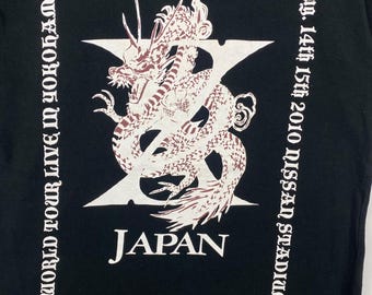 Rare!! Japanese Band X-JAPAN World Tour Live in Yokohama Tee