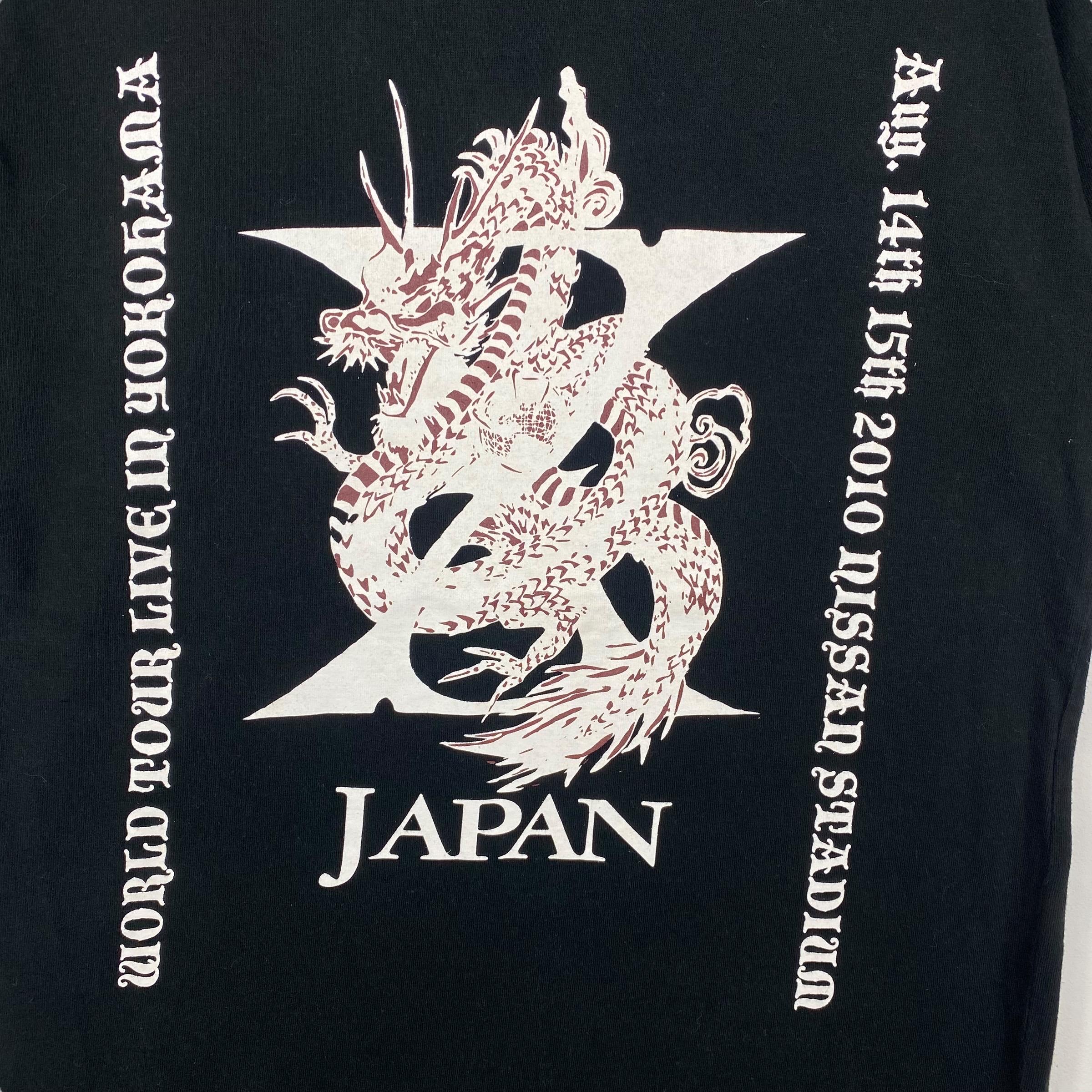 X JAPAN バンドTシャツ エックスジャパン Tシャツ WORLD TOUR X JAPAN バンドTシャツ エックスジャパン Tシャツ WORLD TOUR