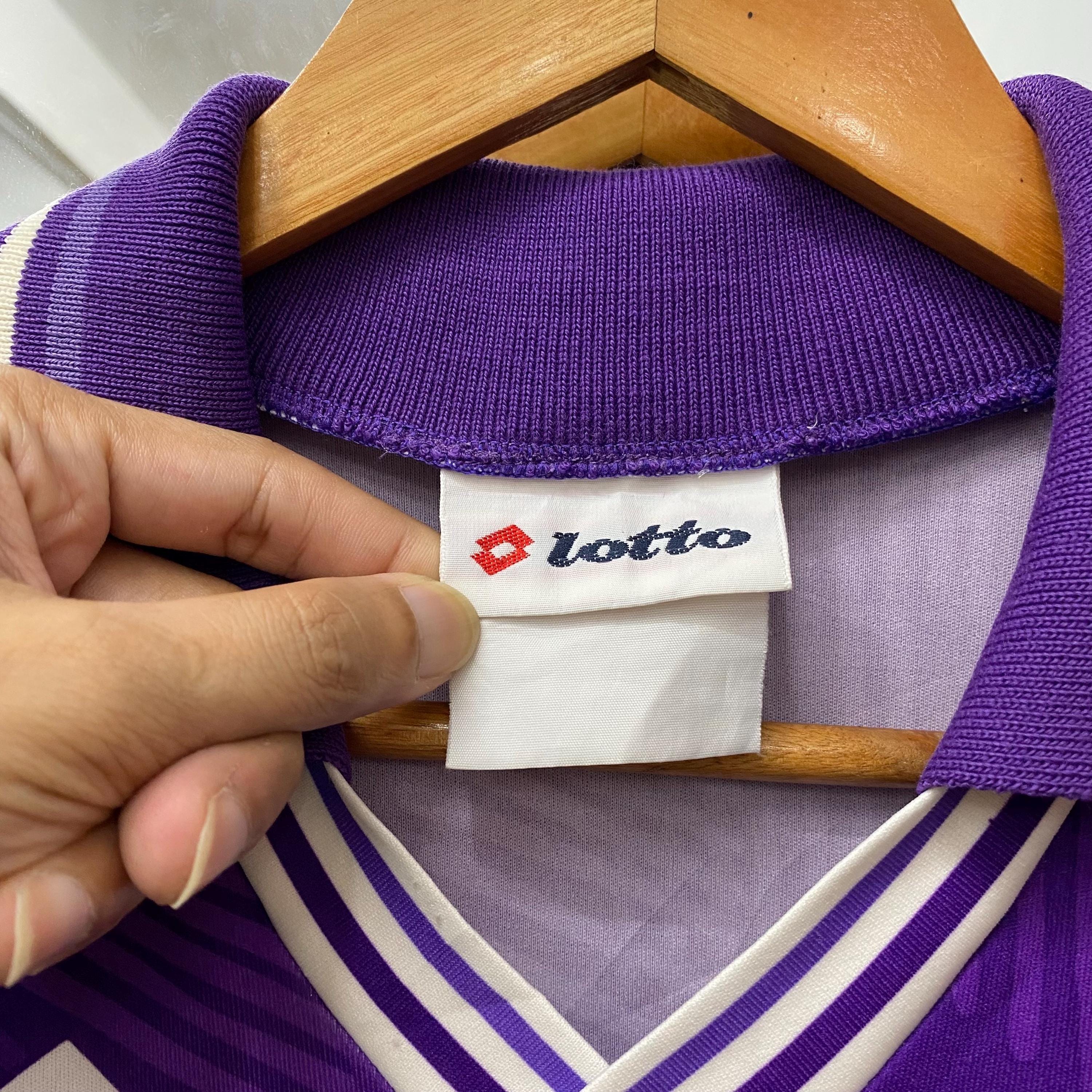 Rare!! Vintage 92/93 FIORENTINA CF 7up Home Kit Lotto Jersey