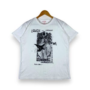 Rare!! GEORGE Death Before Dishonour Artwork Designed In The United Kingdom Slim Fit Tee Shirt Large Size