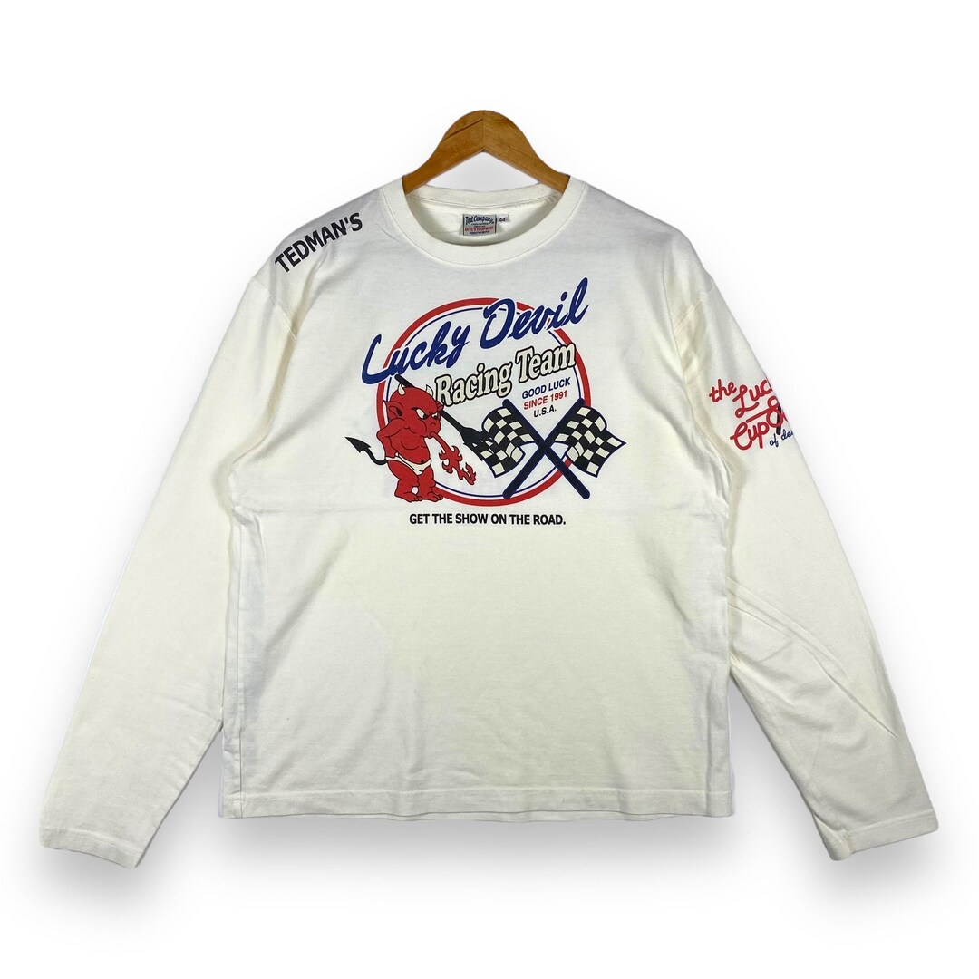 Ted Company スカジャン Lucky Red Devils TED COMPANY Red devil 2way | winter| Vintage – BIREI JAPAN