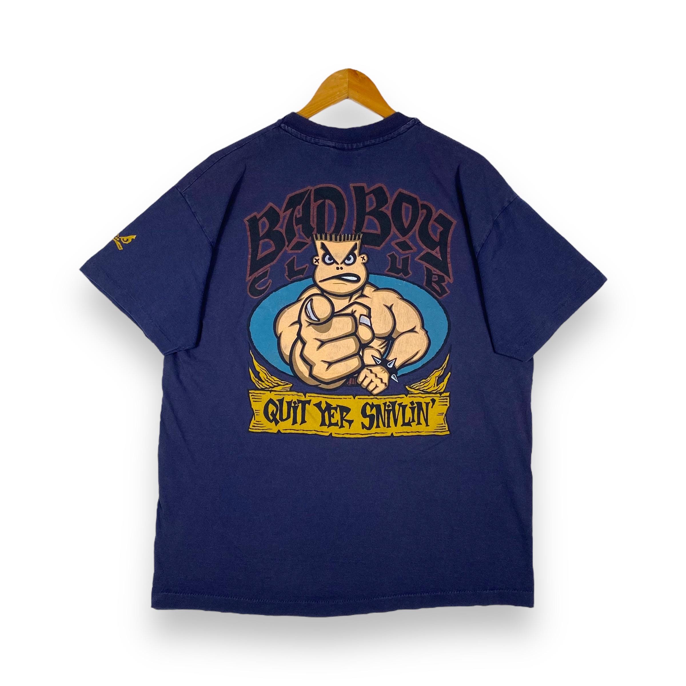 □激レア□90s USA製 BAD BOY CLUB Tシャツ L XL相当 バッド □激レア□90s USA製 BAD BOY CLUB Tシャツ L XL相当 バッド