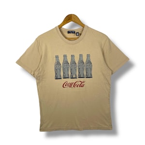 Rare!! Vintage 00&#39;s ANDY WARHOL Coca-Cola Pop Art Graphic Tee Shirt Medium Size