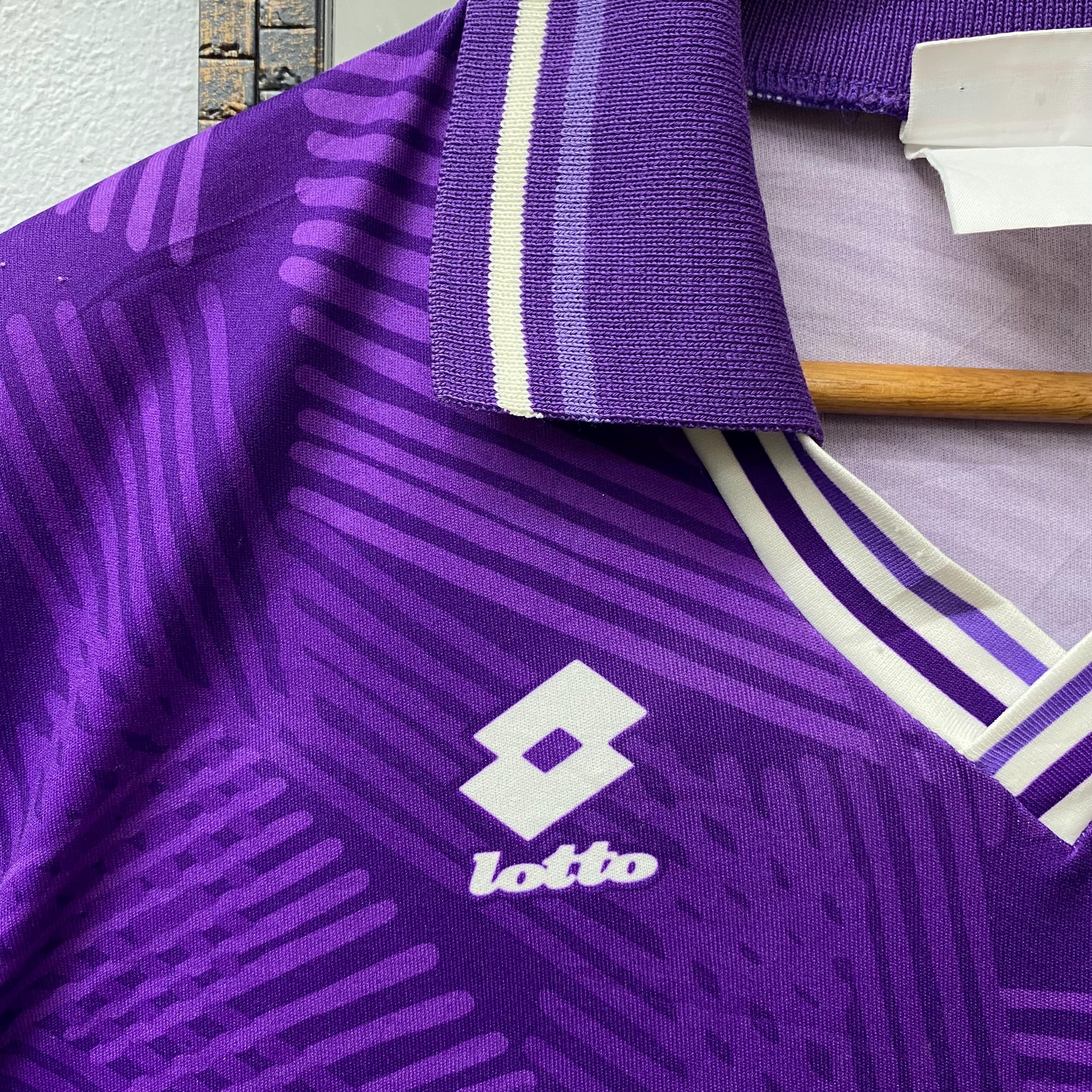Rare!! Vintage 92/93 FIORENTINA CF 7up Home Kit Lotto Jersey
