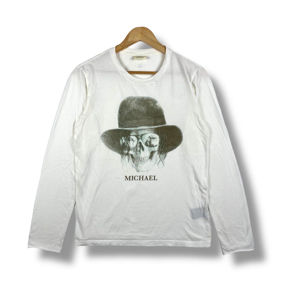 【新品】マイケルジャクソン ロングスリーブTシャツ Sサイズ 希少!! BIAS JAPAN マイケルジャクソン グラフィック ロングスリーブ T
