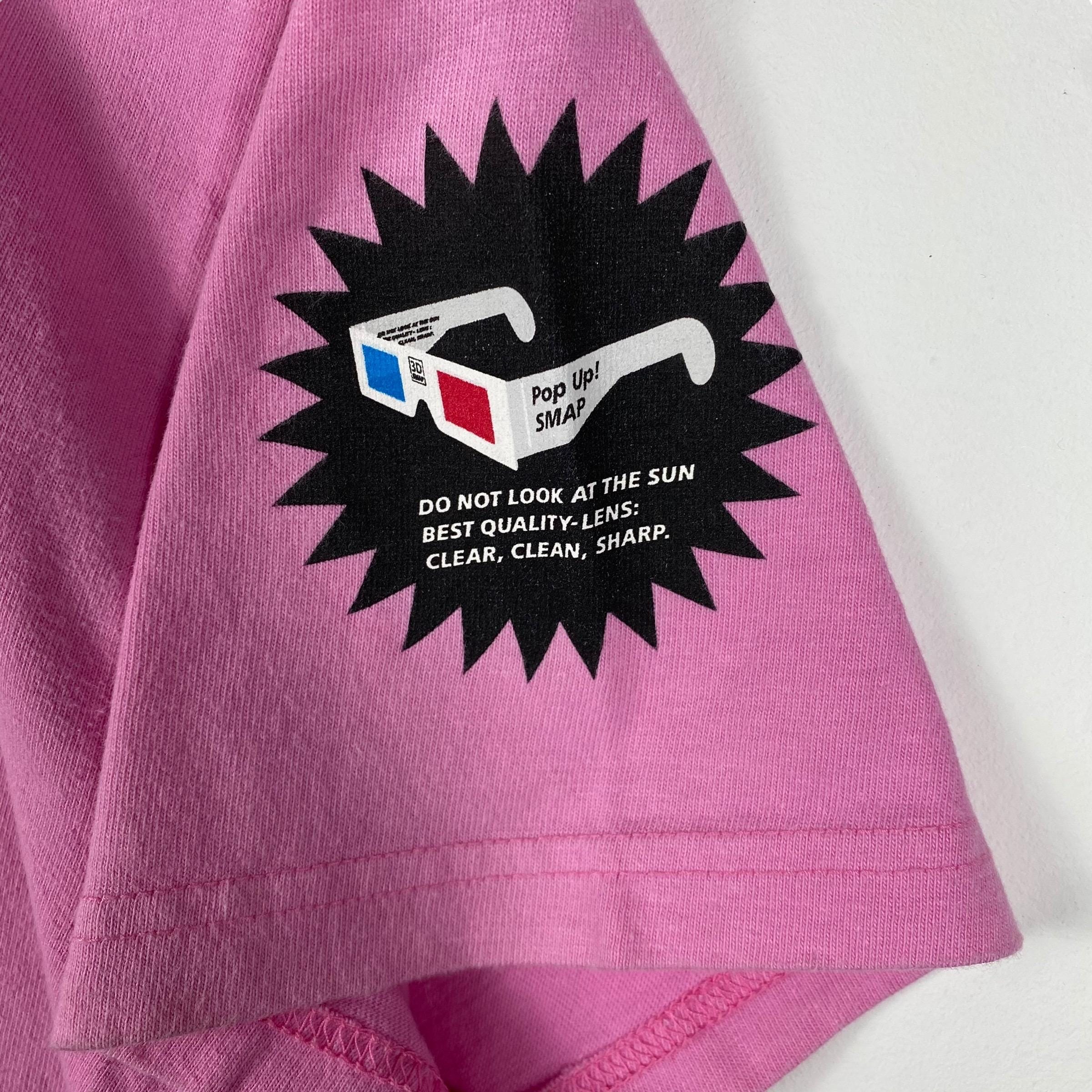 Rare!! Pop Up! SMAP Beams for SMAP Japanese Boy Band Tee Shirt