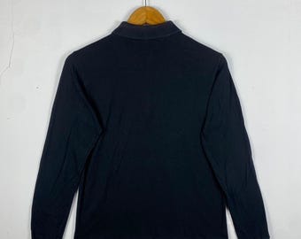 Rare!! LAD MUSICIAN Flowers 03 Long Sleeve Polo Shirt Small Size