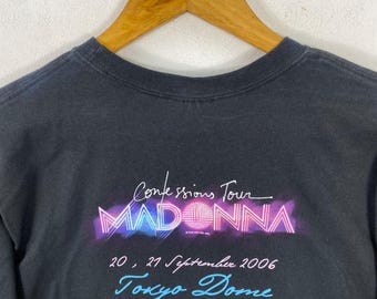 Rare!! Vintage MADONNA the Confessions Tour Tokyo Dome Tee