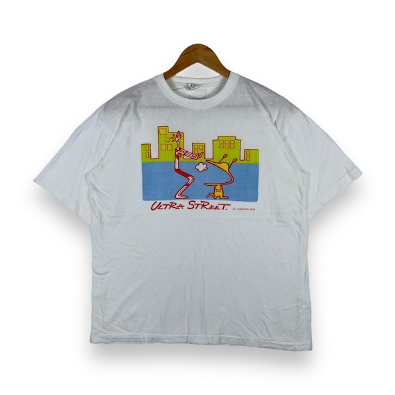 Rare!! Vintage 90's BANPRESTO ULTRA STREET Tsuburaya Production Tee Shirt Free Size / Ultraman