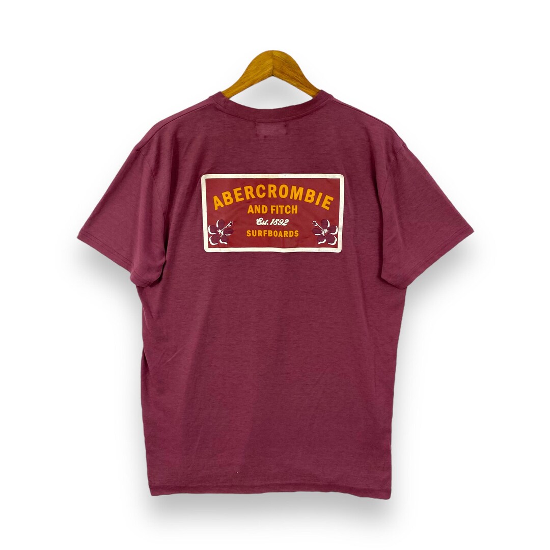 その他 [the vintage]ABERCROMBEI&FITCH fall 1987 Rare!! Vintage ABERCROMBIE and FITCH SURFBOARDS Graphic Tee Large