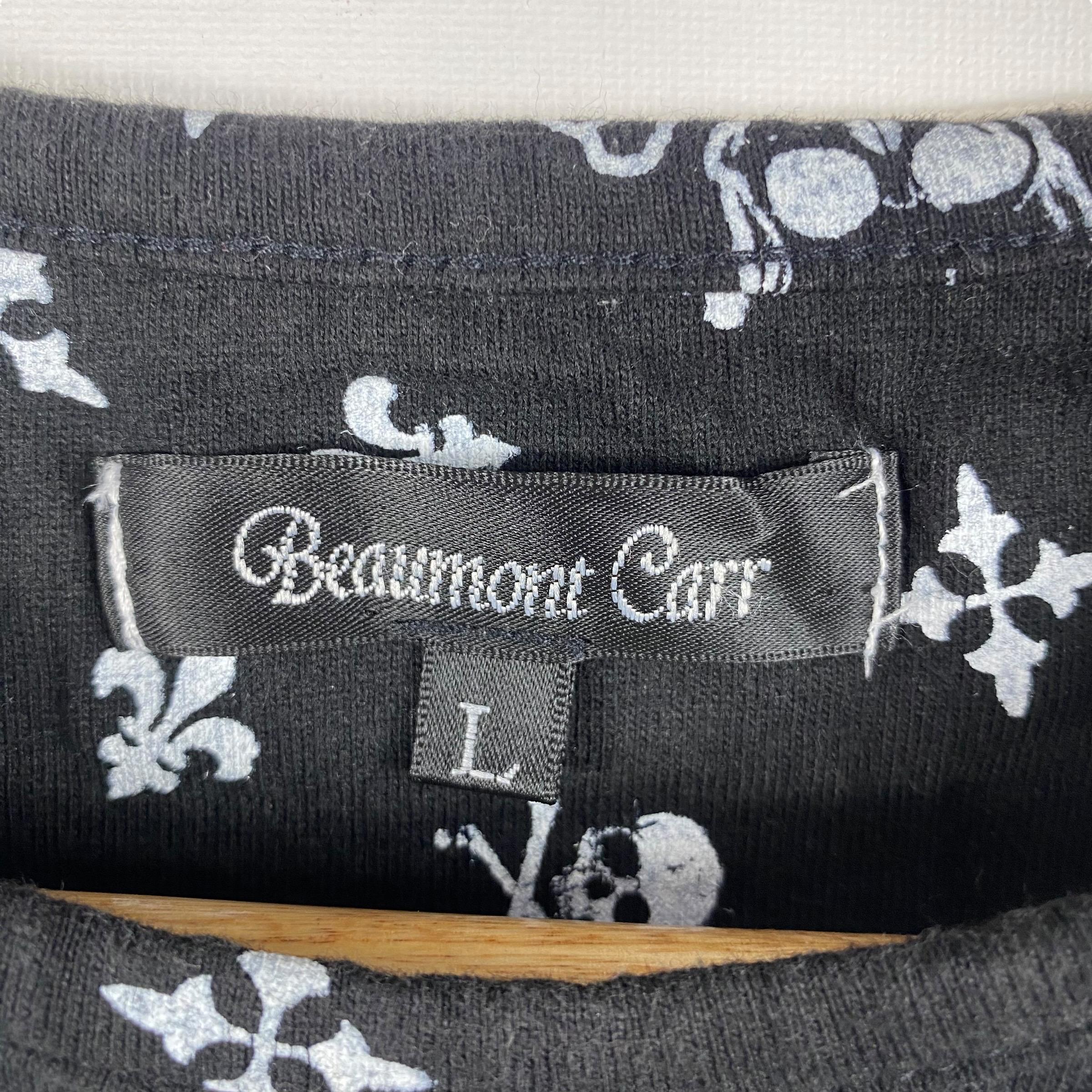 希少!!日本ブランド BEAUMONT CARR ジッパー フルプリント 