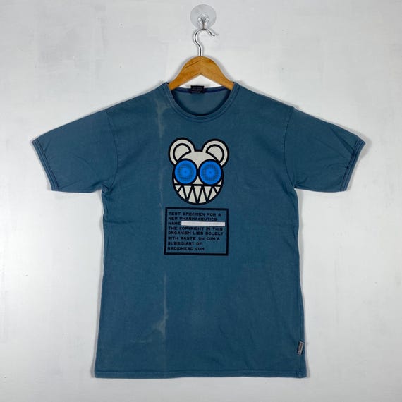 Rare!! Vintage 00's RADIOHEAD KID A Album Band Tee Shirt