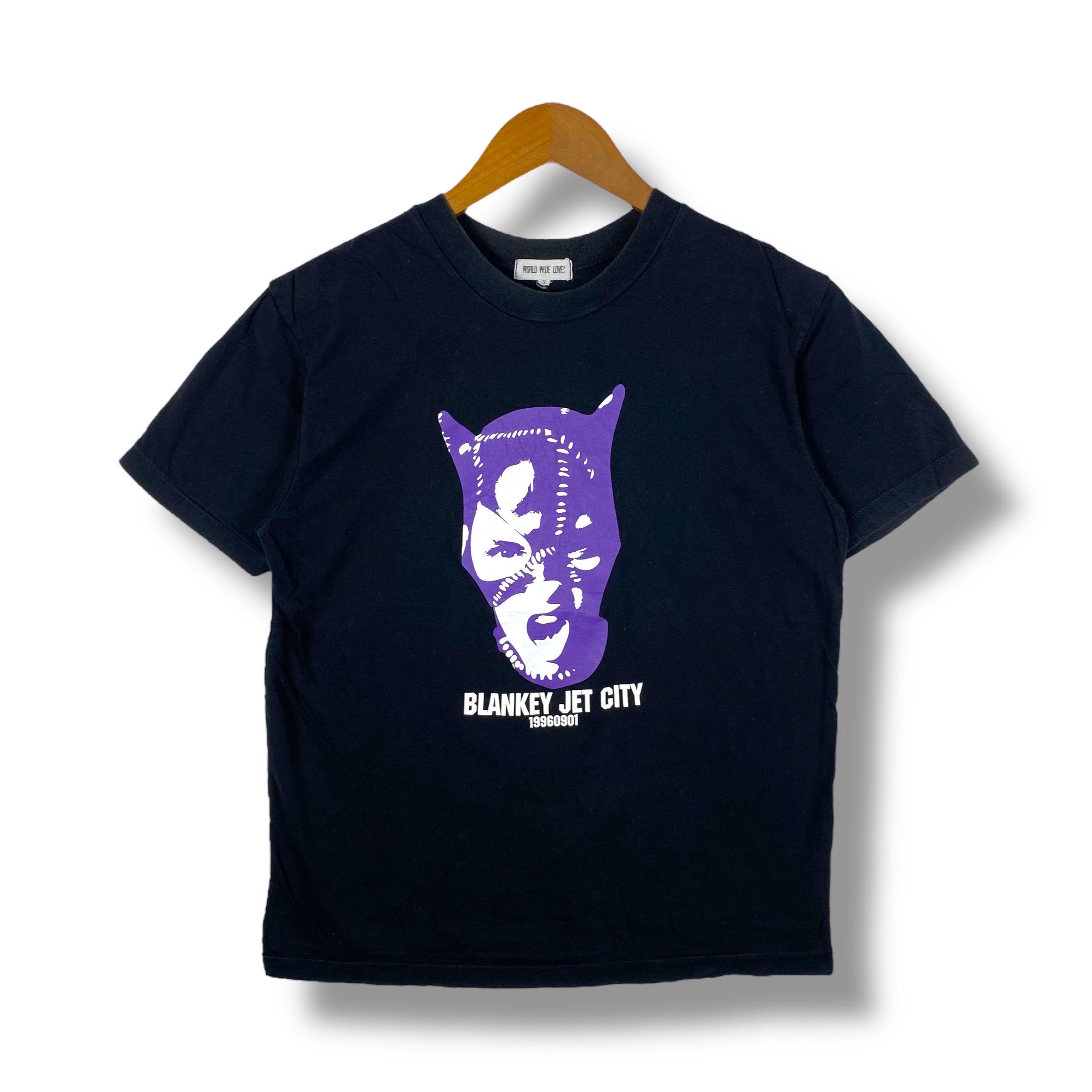 Rare!! Blankey Jet City X World Wide Love Graphic Tee Shirt