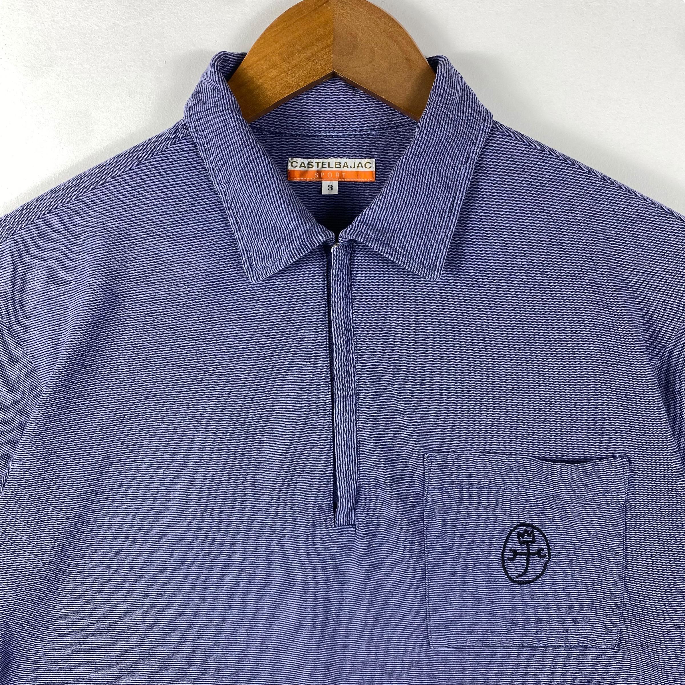 一点物 Y2K  Castelbajac sport　vintage　best Vintage 90s Polo Castelbajac Sport Shirt Size 2 White Medium