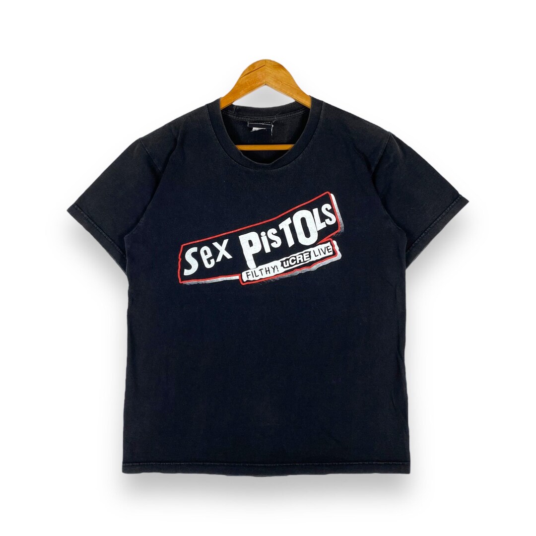 Rare!! Vintage SEX PISTOLS Filthy Lucre Live Band Tee Shirt Small