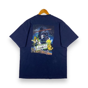 Rare!! Vintage 90's BIG DOGS Dog Wars The Empire Bites Back Parody Tee Large Size Star Wars