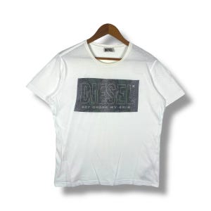 ¡¡¡Raro!!! Camiseta gráfica Get Under My Skin de DIESEL, talla grande