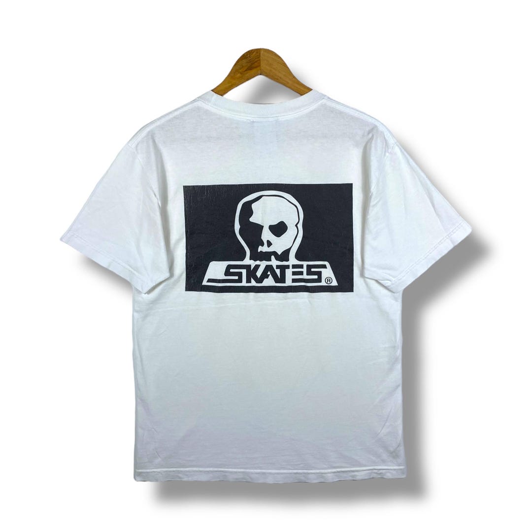 Rare!! Vintage SKULL SKATES No More Bad Future Skate Tee Shirt