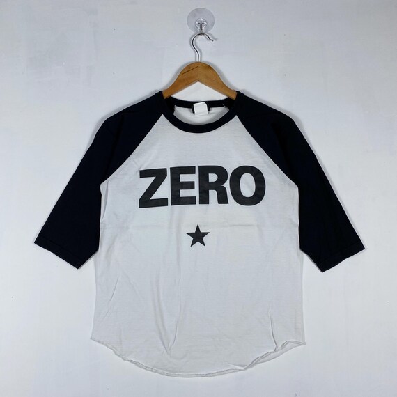 Rare!! Vintage 90's THE SMASHING PUMPKINS Zero Band Raglan