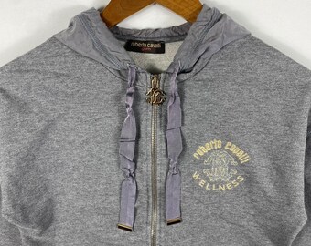 Rare!! ROBERTO CAVALLI GYM Wellness Zip Hoodie Women Size 38 - Etsy
