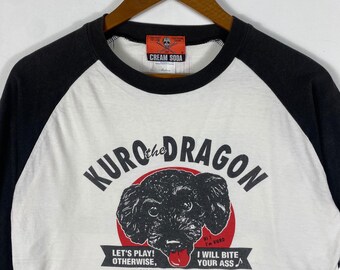 希少!!ヴィンテージ 00年代 CREAM SODA クロザドラゴン 長袖Tシャツ M