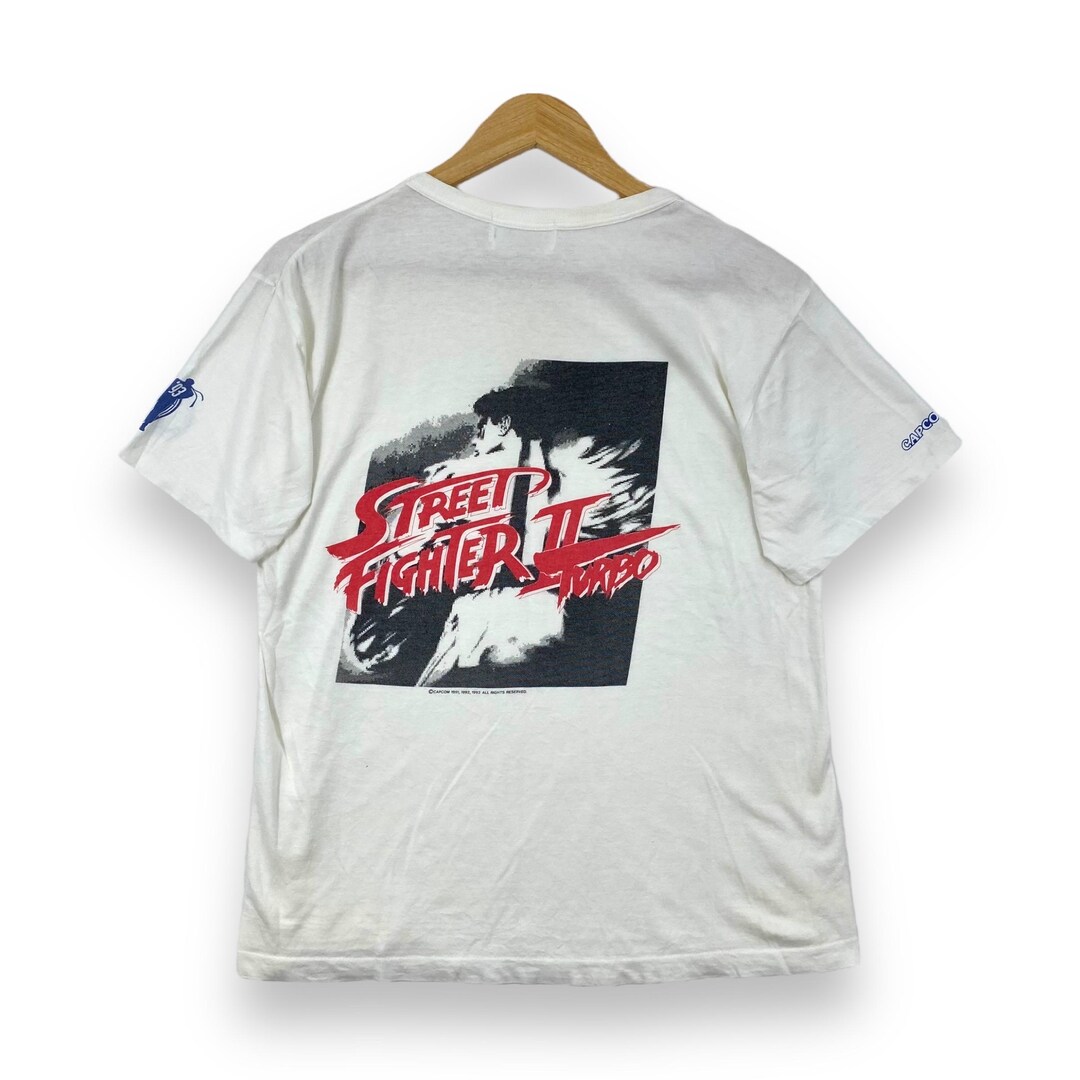 Rare!! Vintage 90's STREET FIGHTER 2 TURBO Capcom Championship Tee ...